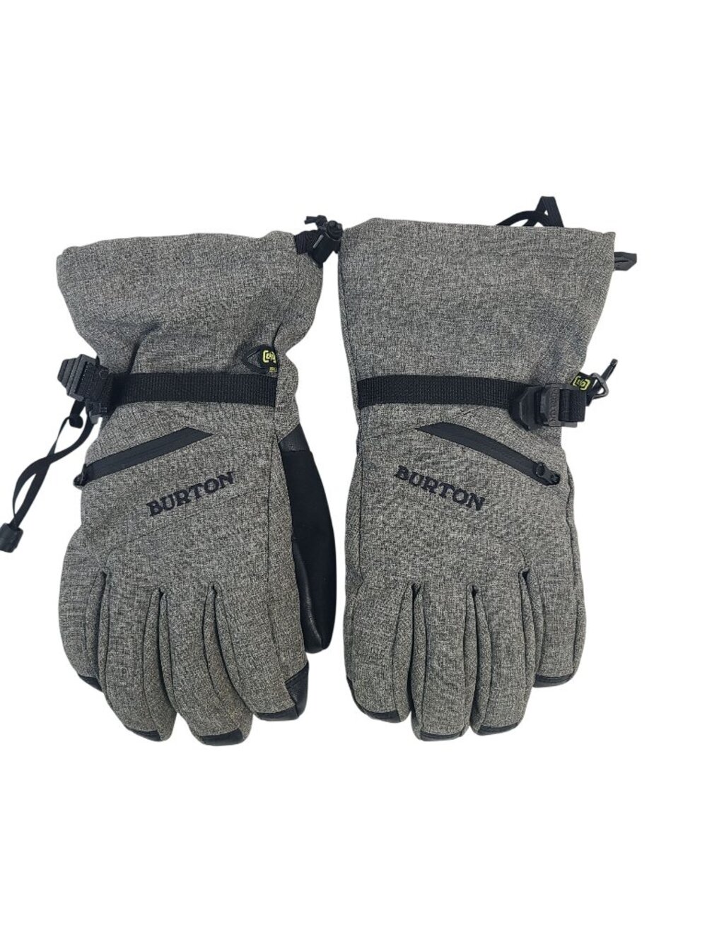 Burton Gore-Tex Snowboard Gloves Small Gray & Black Insulated Waterproof